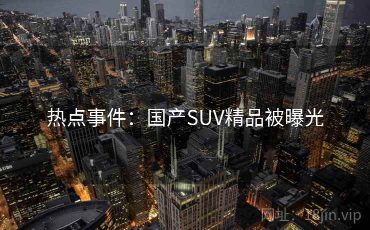 热点事件：国产SUV精品被曝光